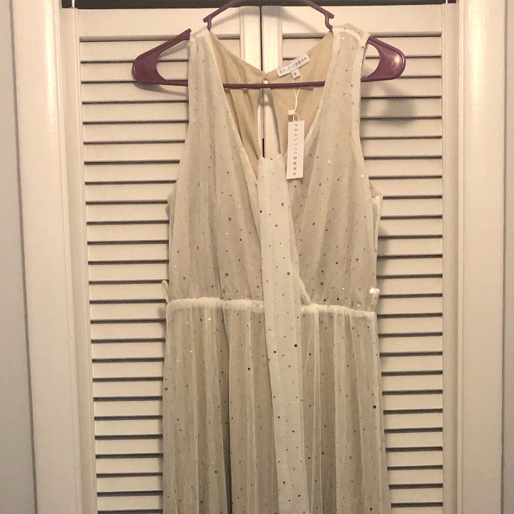 Baltic Born Helen Tank Floor Length Sparkle Gown